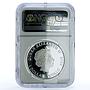 Tuvalu 1 dollar Australia Bull Ant Wildlife Fauna PF 70 NGC silver coin 2015