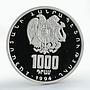 Armenia 1000 dram Armenian Currency proof silver coin 1994