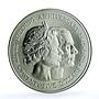 Cayman Islands 25 dollars Wedding Elizabeth II Philip MS 67 NGC silver coin 1972