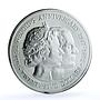Cayman Islands 25 dollars Wedding Elizabeth II Philip MS 68 NGC silver coin 1972