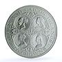Turks and Caicos Islands 20 crowns Queen Victoria MS 69 NGC silver coin 1976