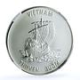 Vietnam 100 dong Junk KM-18 Ship Clipper MS 70 NGC silver coin 1986