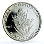 Comoros 5000 francs Said Mohamed Cheikh KM-10 Flower PF 64 NGC silver coin 1976