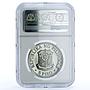 Philippines 5 piso Marcos New Society KM-210.2 PF 68 NGC nickel coin 1975