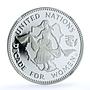 Sudan 5 pounds Decade For Women KM-92 United Nations PF 69 NGC silver coin 1984