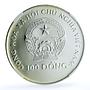 Vietnam 100 dong Football World Cup 1994 USA KM-34 MS 69 NGC silver coin 1991