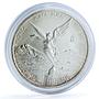 Mexico 1 onza Libertad Angel of Independence KM-613 Bullion silver coin 1997