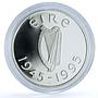 Ireland 1 pound United Nations UN KM-30 Anniversary Bird proof silver coin 1995