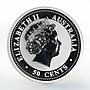 Australia 50 Cents Year of the Goat Lunar Series I 1/2 Oz Silver coin 2003