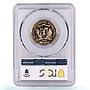 Dominican Republic 100 pesos Pope John Paul II KM-55 MS 70 PCGS gold coin 1979