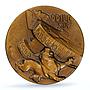 Italy Badoglio Proclamation Empire Conquest Ethiopia MS63 PCGS bronze medal 1936