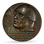 Italy Mussolini Capture Addis Abeba Ababa Ethiopia PCGS bronze medal 1936