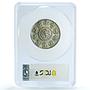 Mexico 2 onzas Libertad Angel of Independence KM-614 MS 65 PCGS silver coin 1997