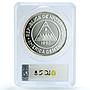 Nicaragua 250 cordobas Royal Visit Olympics KM-79 PR 68 PCGS silver coin 1992