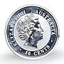 Australia 1 dollar Year of the Dog Lunar Series I 1 Oz Silver Coin 2006