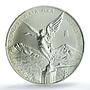 Mexico 2 onzas Libertad Angel of Independence KM-614 MS 67 PCGS silver coin 2001