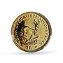 South Africa 1 rand Riebeeck Springbok KM-63 PR 67 PCGS Bullion gold coin 1972