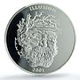 Uganda 2000 shillings Illusion Mountain Spirit KM-75 PR 70 PCGS silver coin 2001