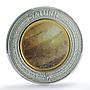 Australia 5 dollars Saturn KM-2802 Planetary Space MS 69 PCGS bimetal coin 2017