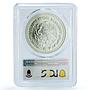 Mexico 1 onza Libertad Angel of Independence KM-613 MS 68 PCGS silver coin 1996