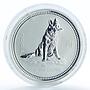 Australia 1 dollar Year of the Dog Lunar Series I 1 oz silver coin 2006