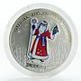 Nauru 10 dollars Happy New Year colored silver coin 2008