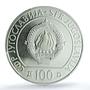 Yugoslavia 100 dinara Chess Olympiad KM-146 Tower PR 67 PCGS silver coin 1990