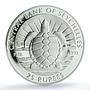 Seychelles 25 rupees Central Bank KM-72 Turtle PR 67 PCGS silver coin 1993