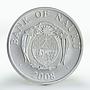 Nauru 10 dollars Happy New Year colored silver coin 2008