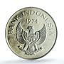 Indonesia 5000 rupiah Orangutan KM-40 Monkey Fauna MS 66 PCGS silver coin 1974