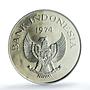 Indonesia 5000 rupiah Orangutan KM-40 Monkey Fauna MS 67 PCGS silver coin 1974