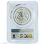 Mexico 1 onza Libertad Angel of Independence KM-494.3 PR69 PCGS silver coin 1991