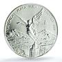 Mexico 1/4 onza Libertad Angel of Independence KM-611 MS69 PCGS silver coin 2001