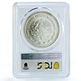 Mexico 1 onza Libertad Angel of Independence KM-613 MS 66 PCGS silver coin 1999