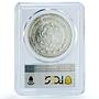 Mexico 1 onza Libertad Angel of Independence KM-613 MS 68 PCGS silver coin 1999