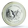 Albania 100 leke European Integration KM-84 Dove Bird MS69 PCGS silver coin 2001