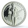 Cyprus 5 euros Aphrodite KM-103 Statue Mythology PR 70 PCGS silver coin 2015
