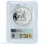 Ethiopia 5 dollars Emperor Yohannes IV KM-49 PR 70 PCGS silver coin 1972
