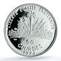 Haiti 50 gourdes Woman and Child KM-105 PR 70 PCGS silver coin 1973