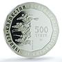Kazakhstan 500 tenge Tiger Head KM-62 Horsemans Art PR 70 PCGS silver coin 2005