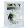 Lithuania 50 litu Vilnius Castle KM-219 Architecture PR 70 PCGS silver coin 2011