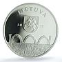 Lithuania 50 litu Vilnius Castle KM-219 Architecture PR 70 PCGS silver coin 2011
