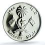 Maldives 20 rufiyaa Decade For Women KM-74 PR 69 PCGS silver coin 1984