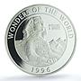 Uganda 2000 shillings Sphinx Pyramids KM-123 Wonders PR 69 PCGS silver coin 1996