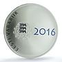 Estonia 10 euros Jaan Poska KM-80 Politics PR 69 PCGS silver coin 2016