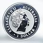 Australia 1 dollar Year of the Dog Lunar Series I 1 oz silver coin 2006