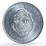 Costa Rica 100 colones Year of the Child KM-206 UNICEF Bird silver coin 1979