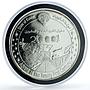 Kuwait 25 dinars Advent of Twenty First Century Space Rocket silver coin 2000