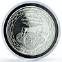Kuwait 25 dinars Advent of Twenty First Century Space Rocket silver coin 2000