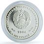 Transnistria 100 roubles Ski Jump KM-81 Turin Olympics Sports silver coin 2006